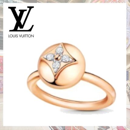 Louis Vuitton Party Style 18K Gold Elegant Style Formal Style Rings Q9M02D 
