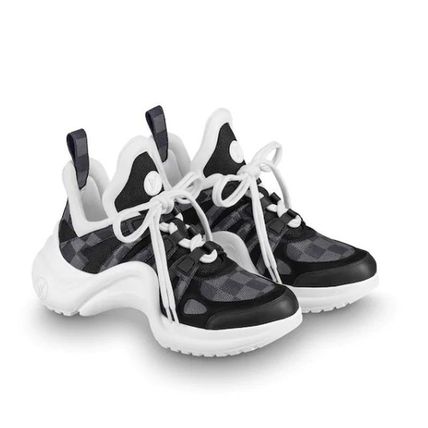 Louis Vuitton 2019 20AW Other Plaid Patterns Tropical Patterns Platform Casual Style 1A5SUJ 