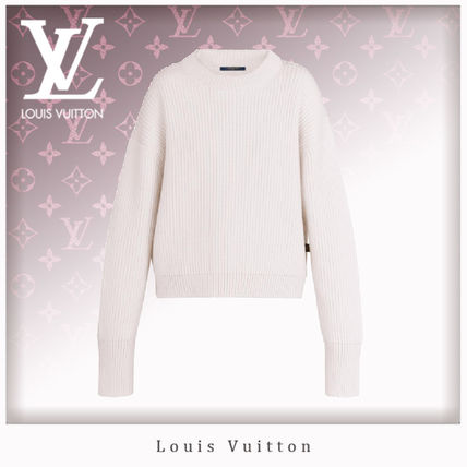 Louis Vuitton 2020 Cruise Crew Neck Casual Style Unisex Cashmere Long Sleeves Plain
