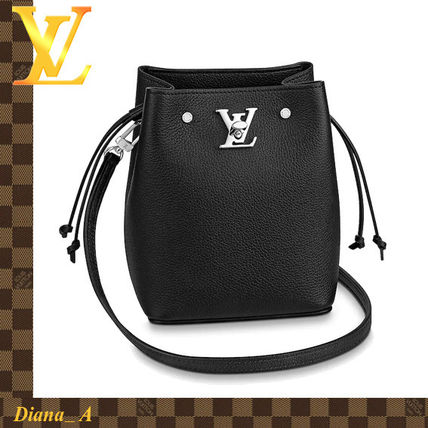 Louis Vuitton LOCKME Casual Style Leather Elegant Style Shoulder Bags 
