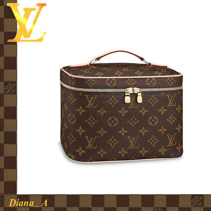 Louis Vuitton MONOGRAM Monogram Leather Pouches  Cosmetic Bags 