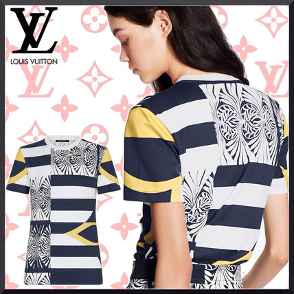 Louis Vuitton 2020 SS Monogram Cotton Short Sleeves T Shirts 1A7SR5 