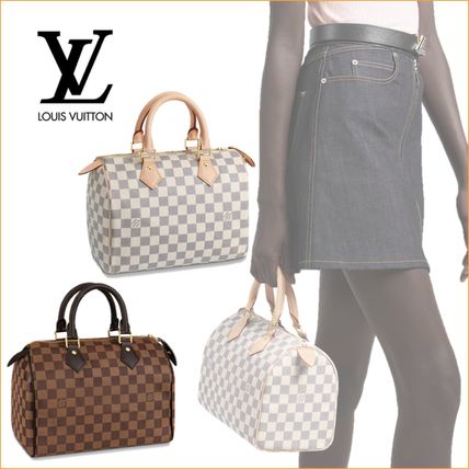Louis Vuitton SPEEDY Monogram Leather Logo Handbags N41365 N41371 