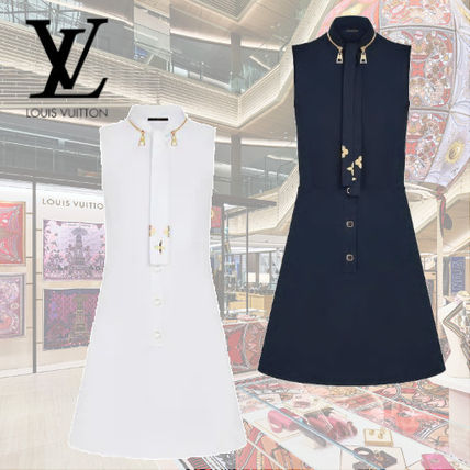 Louis Vuitton 2020 SS Short Monogram Casual Style Sleeveless Office Style 1A7SW2 1A7SW7 