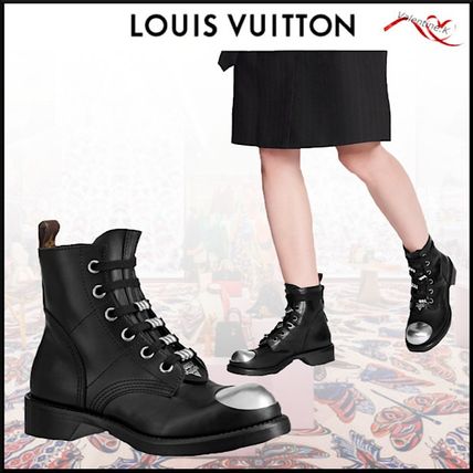 Louis Vuitton Mid Heel Boots 1A64VK 