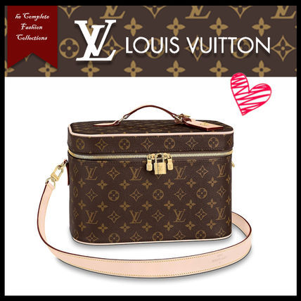 Louis Vuitton MONOGRAM Monogram Unisex Blended Fabrics Leather Logo Handbags M44935 
