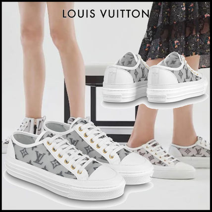 Louis Vuitton MONOGRAM 2020 SS Monogram Rubber Sole Lace up Casual Style Elegant Style 