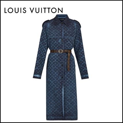 Louis Vuitton 2020 SS Monogram Casual Style Long Party Style Office Style 1A5I8V 