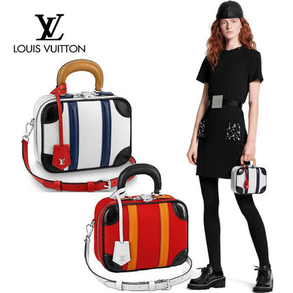 Louis Vuitton EPI 2020 SS 3WAY Bi color Plain Leather Elegant Style Crossbody 