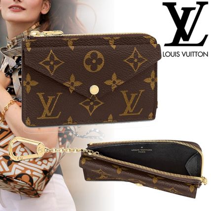 Louis Vuitton MONOGRAM 2020 21AW Monogram Unisex Chain Leather Long Wallet Small Wallet M69431 