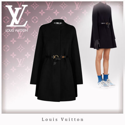 Louis Vuitton 2019 20AW Casual Style Wool Plain Medium Office Style Elegant