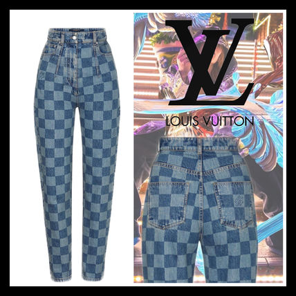 Louis Vuitton 2019 20AW Casual Style Denim Street Style Long Pants 