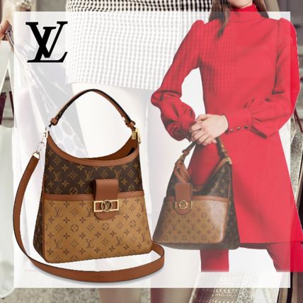 Louis Vuitton Casual Style 2WAY Leather Party Style Elegant Style Logo M45195 