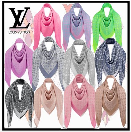 Louis Vuitton MONOGRAM 2020 SS Monogram Denim Shawl