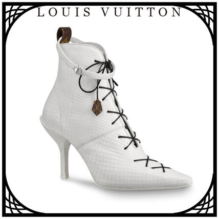 Louis Vuitton 2019 SS Plain Elegant Style Ankle  Booties Boots 1A57H4 