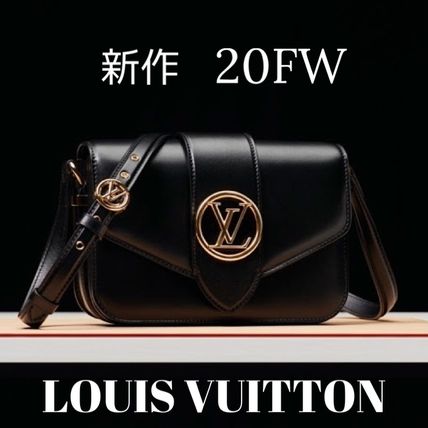 Louis Vuitton PONT NEUF 2020 21AW Casual Style Plain Leather Party