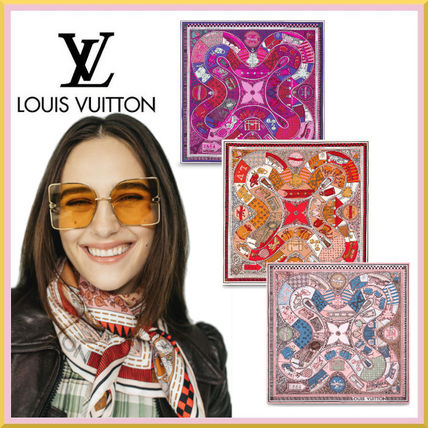 Louis Vuitton Silk Lightweight Scarves  Shawls