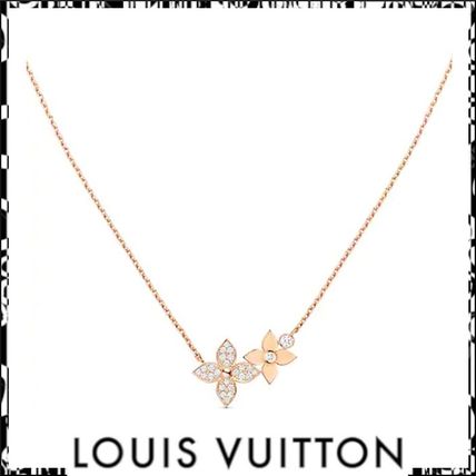 Louis Vuitton Star Blossom Necklace Pink Gold And Diamonds Q93689 