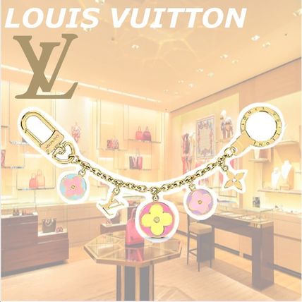 Louis Vuitton 2020 SS Monogram Logo Icy Color Keychains  Bag Charms M69554 