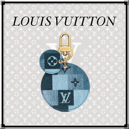 Louis Vuitton MONOGRAM Monogram Denim Blended Fabrics Keychains  Bag Charms M69017 