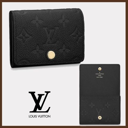 Louis Vuitton 2018 19AW Monogram Plain Leather Card Holders 