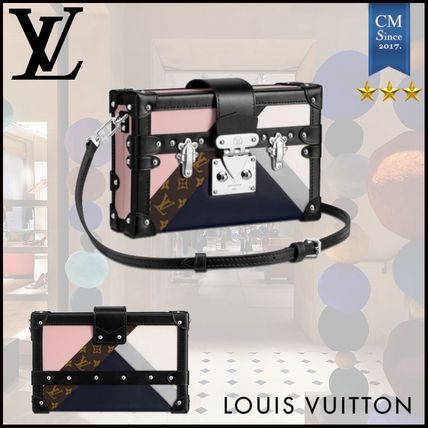 Louis Vuitton PETITE MALLE 2020 SS Monogram Canvas Leather Crossbody Logo Shoulder Bags 