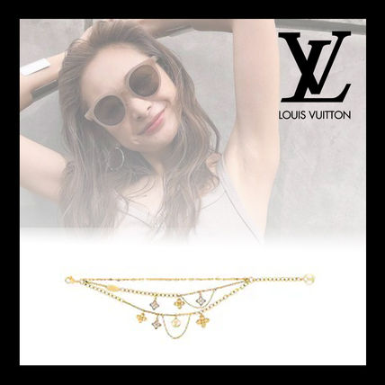 Louis Vuitton Party Style Brass Elegant Style Bracelets 