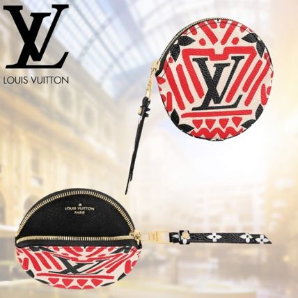 Louis Vuitton 2020 21AW Monogram Unisex Leather Small Wallet Logo Coin Cases M69505 