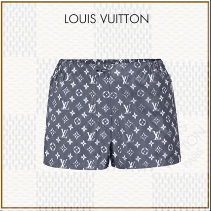 Louis Vuitton MONOGRAM 2020 SS Short Monogram Silk Blended Fabrics Bi color Elegant Style 