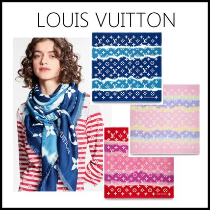 Louis Vuitton MONOGRAM 2020 SS Lv Escale Monogram Shawl M76088 M76087 M76086 