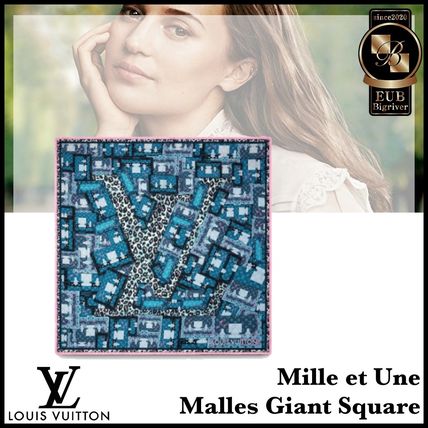 Louis Vuitton Monogram Casual Style Silk Party Style Office Style M76466 