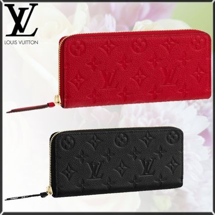 Louis Vuitton MONOGRAM EMPREINTE Monogram Street Style Leather Long Wallets M63698 