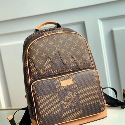 Louis Vuitton Monogram Casual Style Unisex Street Style Leather Logo 