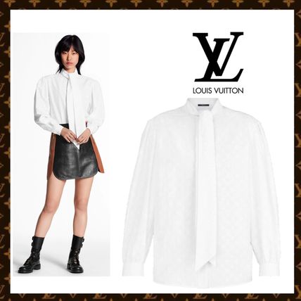 Louis Vuitton 2020 SS Blouse With Lavaliere Collar 1A604W 