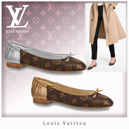 Louis Vuitton MONOGRAM 2020 21AW Monogram Round Toe Blended Fabrics Leather