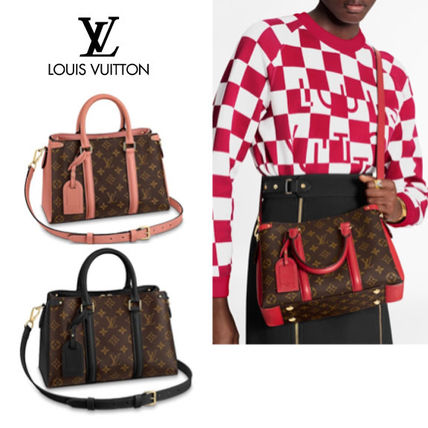 Louis Vuitton 2020 SS Monogram Canvas 2WAY 3WAY Leather Crossbody Logo Handbags 