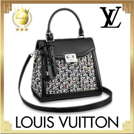 Louis Vuitton 2019 20AW Casual Style Calfskin 2WAY Bi color Chain Plain Leather 
