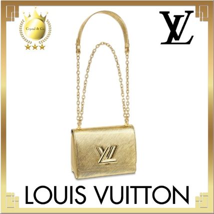Louis Vuitton TWIST 2020 SS Casual Style Calfskin 2WAY Chain Plain Leather Party Style 