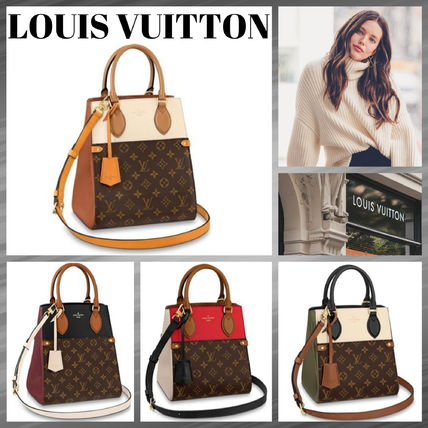 Louis Vuitton 2020 21AW 2WAY Leather Office Style Elegant Style Crossbody 