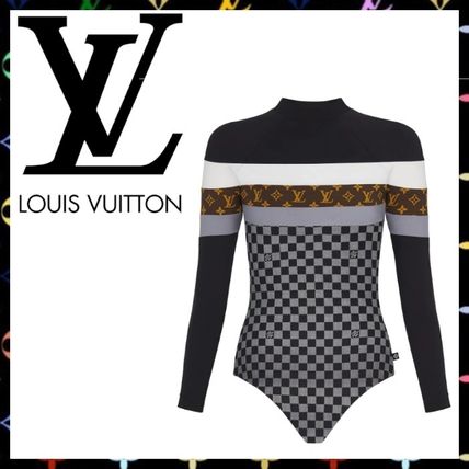 Louis Vuitton DAMIER 2020 21AW Sporty Damier Bodysuit In Technical Jersey 1A83UW 