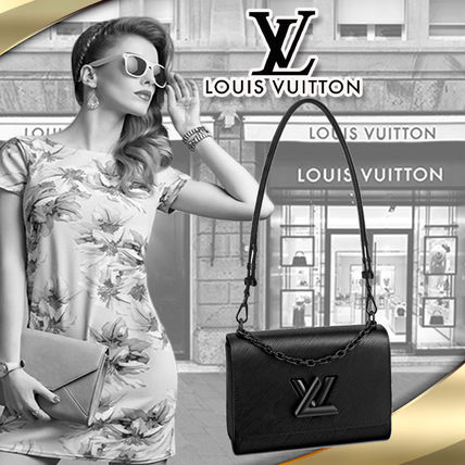 Louis Vuitton TWIST 2020 SS Calfskin Plain Leather Shoulder Bags M55858 