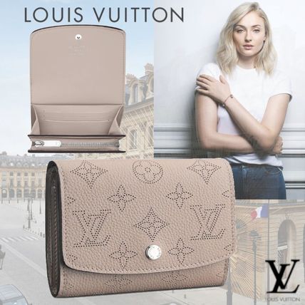 Louis Vuitton MAHINA 2019 SS Iris Compact Wallet M62542 