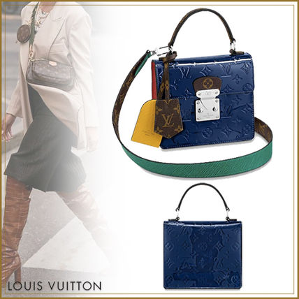 Louis Vuitton MONOGRAM VERNIS Monogram Casual Style Blended Fabrics 2WAY Leather 