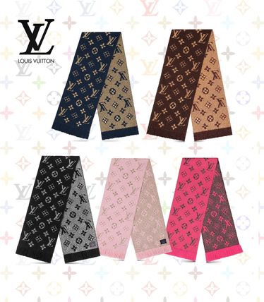 Louis Vuitton 2020 21AW Monogram Wool Silk Blended Fabrics Street Style Logo