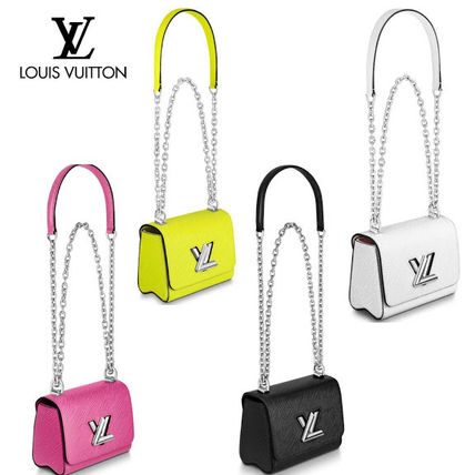 Louis Vuitton TWIST 2020 SS Blended Fabrics 2WAY Plain Leather Elegant Style Crossbody 