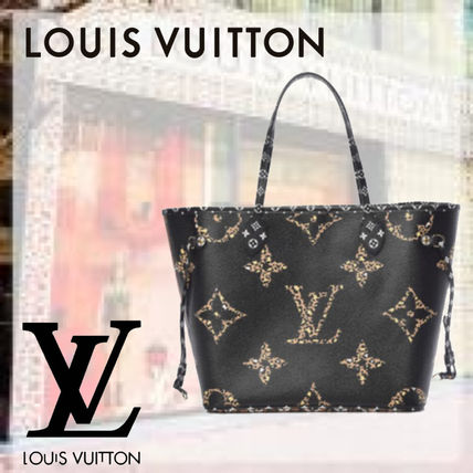 Louis Vuitton Monogram Casual Style Leather Office Style Elegant Style M44676 