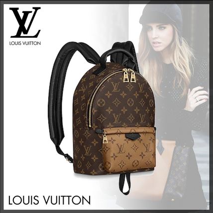 Louis Vuitton MONOGRAM 2019 20AW Monogram Casual Style Leather Logo Backpacks 