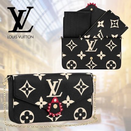 Louis Vuitton MONOGRAM 2020 21AW Monogram Street Style Leather Chain Wallet Co ord Logo M69515 