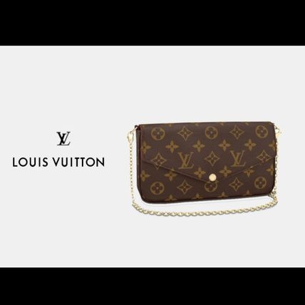 Louis Vuitton MONOGRAM Monogram Casual Style 3WAY Chain Elegant Style Shoulder Bags 