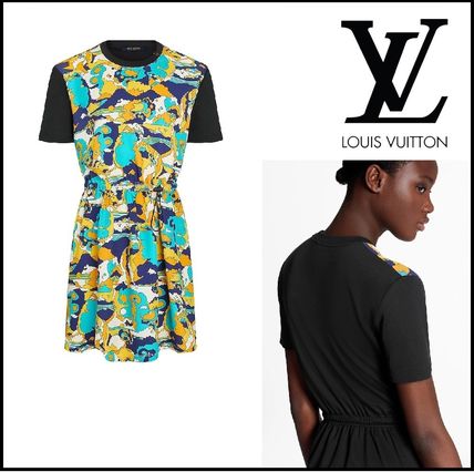 Louis Vuitton 2020 SS Fitted Denim Zip Up Dress 1A5QZE 1A5QZD 1A5QZC 1A5QZB 